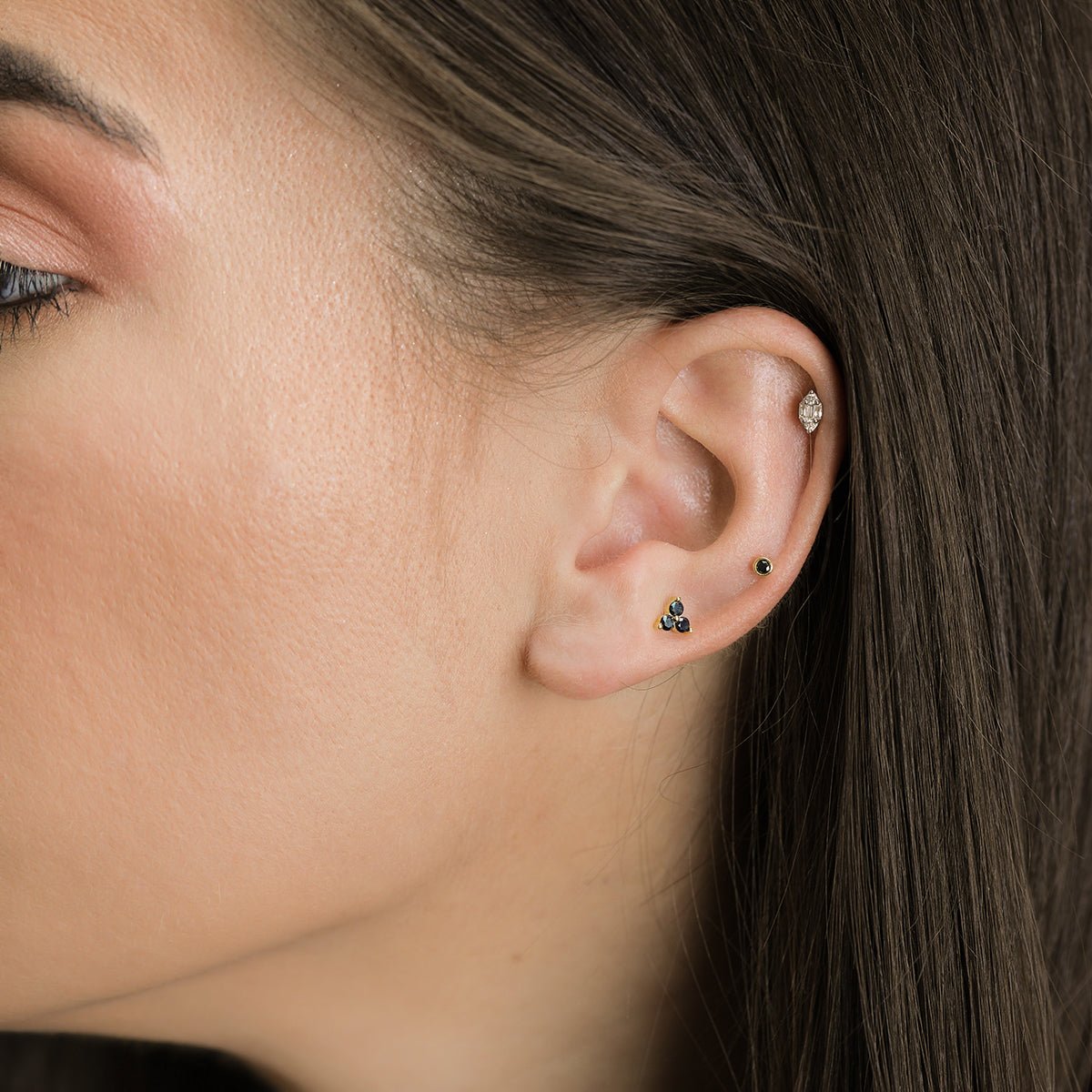 Petite Black Onyx Earrings - 14k Solid Yellow Gold Bezel Set | Elegant Dainty Jewelry for Women, Perfect for Everyday Wear, Parties & Gifts