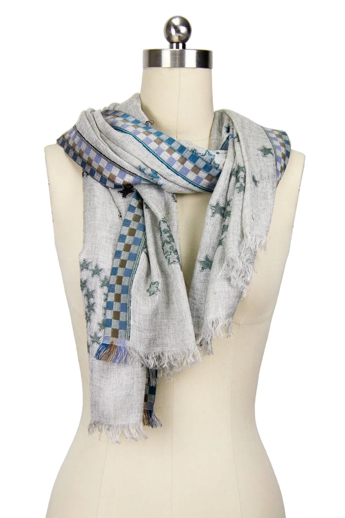 Star Constellation Grey Scarf - Soft Winter Wrap for Women & Men | Perfect for Stargazing, Outdoor Adventures & Cold Weather Fashion