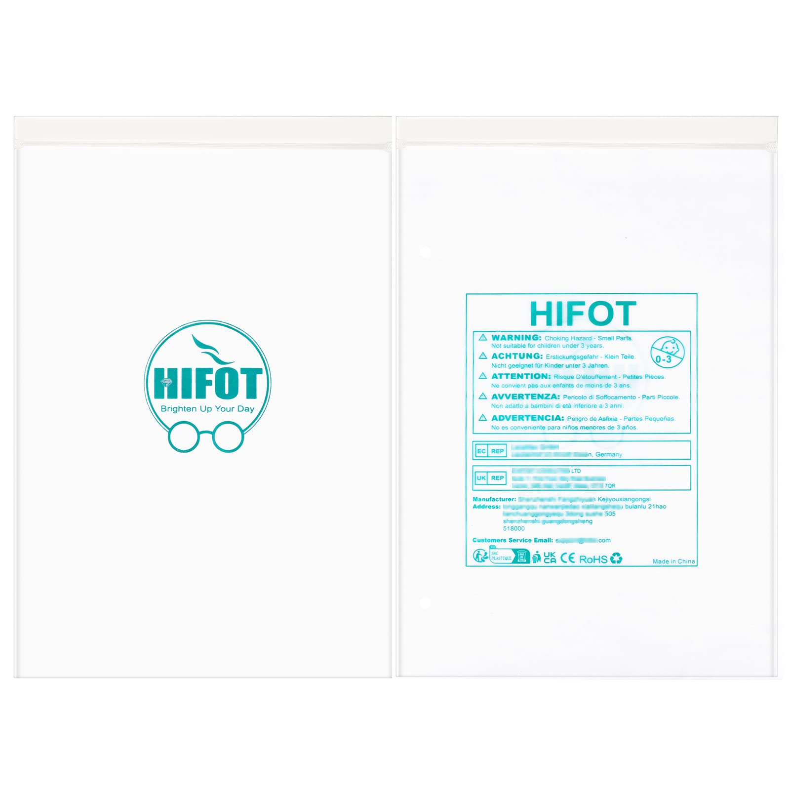 Hifot 3-Piece Leather Glasses Case Set with Cloth for Reading & Sunglasses - Travel & Daily Use