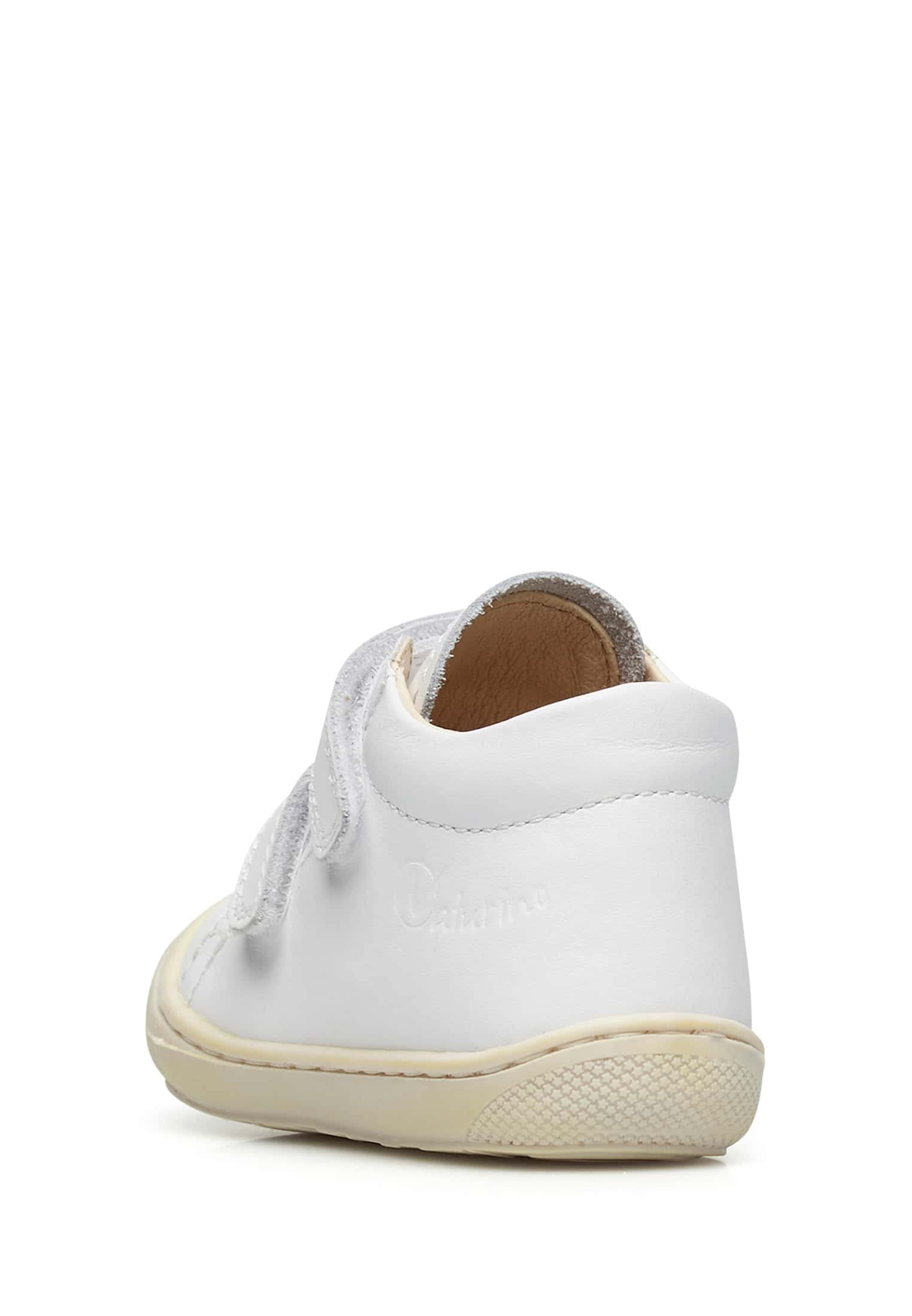 Naturino Baby Girls Cocoon VL White Leather Shoes - EU 23 / US 6.5 Toddler Size - Comfortable First Walkers for Infants - Perfect for Special Occasions & Everyday Wear