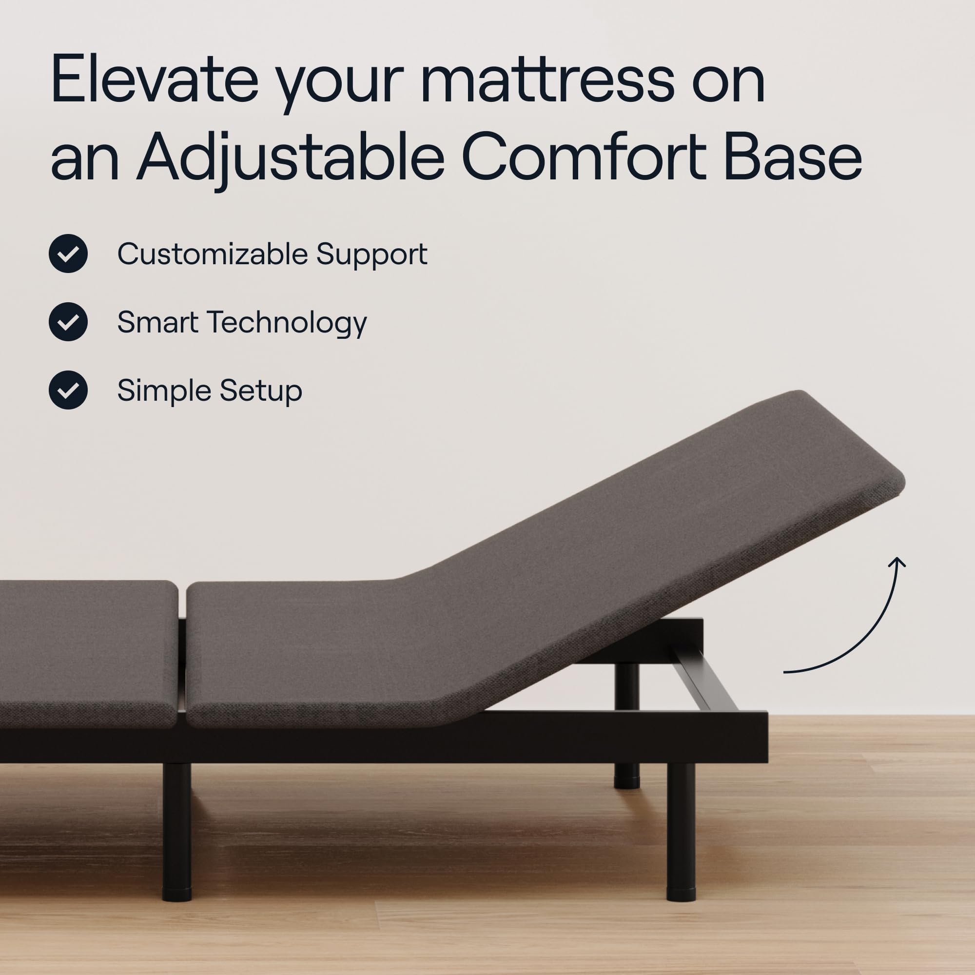 Siena 10” Split King Adjustable Mattress & Base Set - Medium Firm Gel Memory Foam with Pressure Relief - Wireless Remote with Memory - Zero Gravity & Zero Clearance Design - Perfect for Couples with Different Sleep Preferences & Home Theaters