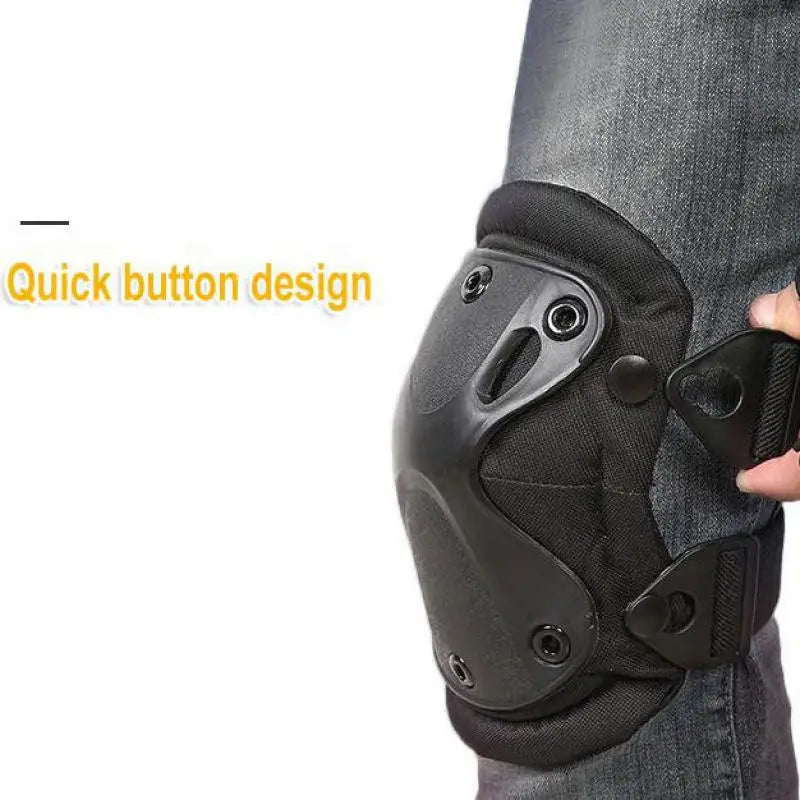 Unisex Tactical Knee and Elbow Pads Set - Camouflage Protective Gear for Hunting, Skating, Paintball & Extreme Sports - Durable Outdoor Armor for Men & Women