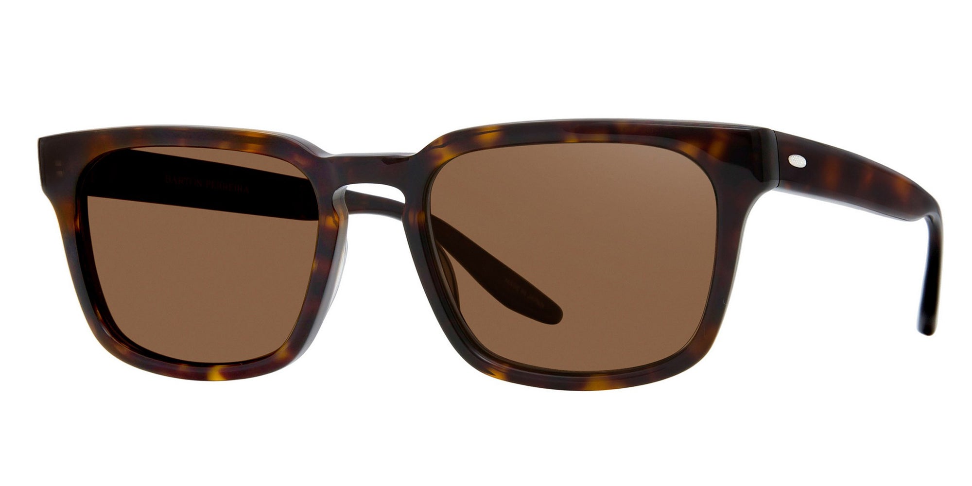 Barton Perreira Hamilton BP40008I Sunglasses - Polarized Aviator Style for Men & Women - UV Protection, Lightweight & Comfortable - Perfect for Driving, Travel & Outdoor Activities
