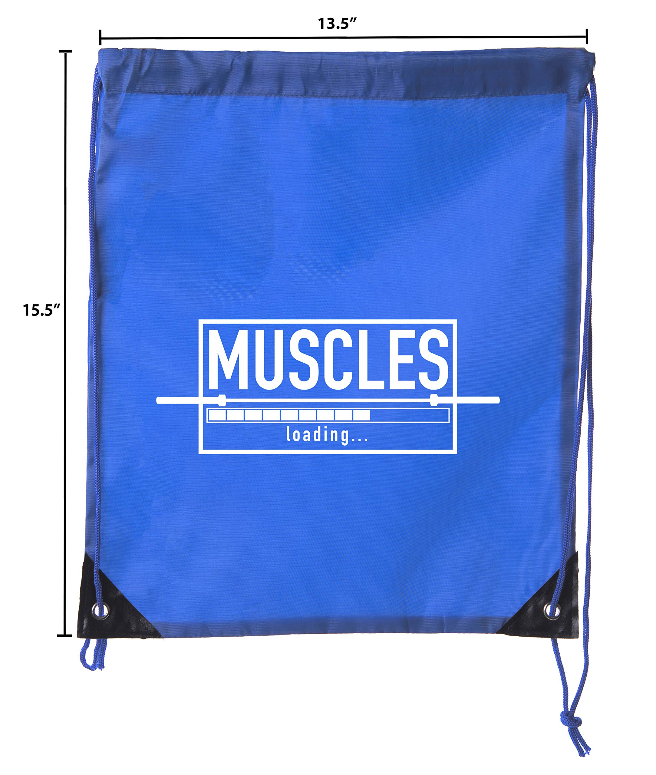 Motivational Gym Quote Drawstring Backpacks - Inspirational Fitness Bags for Workouts & Training | Perfect for Gym, Running, Yoga & Sports