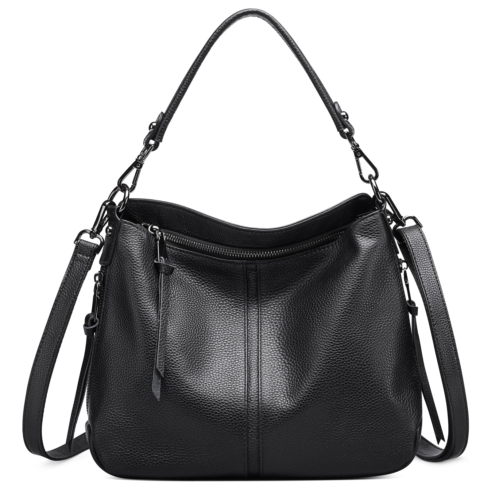 Genuine Leather Handbags for Women - Stylish Hobo & Crossbody Purse with Tassel | Perfect for Work, Travel & Everyday Use
