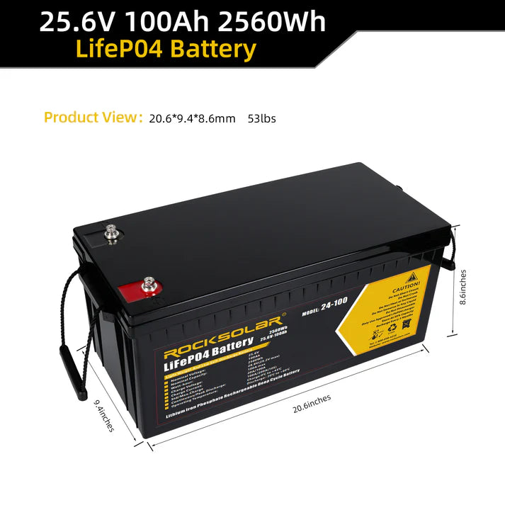 ROCKSOLAR 3000W 24V Off-Grid Solar Water Pump System Kit for Home, Farm, Irrigation & Remote Areas - High Efficiency Solar Powered Water Pumping Solution
