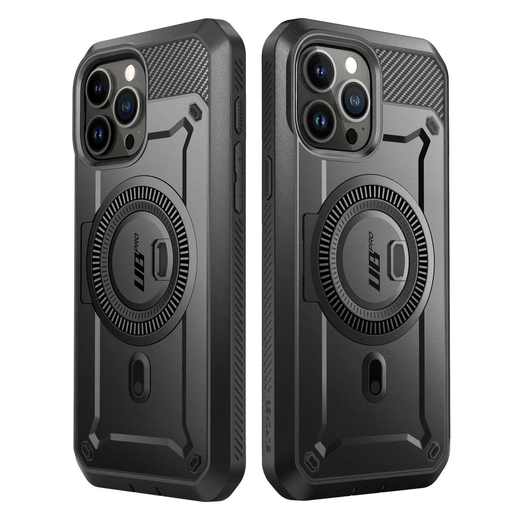 iPhone 15 Pro Max 6.7 Inch Unicorn Beetle Pro Mag Rugged MagSafe Case - Gun Metal | Shockproof Protective Cover with Built-in Screen Protector | Perfect for Outdoor Adventures, Construction Work & Extreme Sports