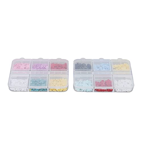 Flower Nail Charms - Durable Resin Nail Art Decals for DIY Manicures, Salon & Spa Use - Perfect for Nail Extensions, Gel Polish & Acrylic Nails