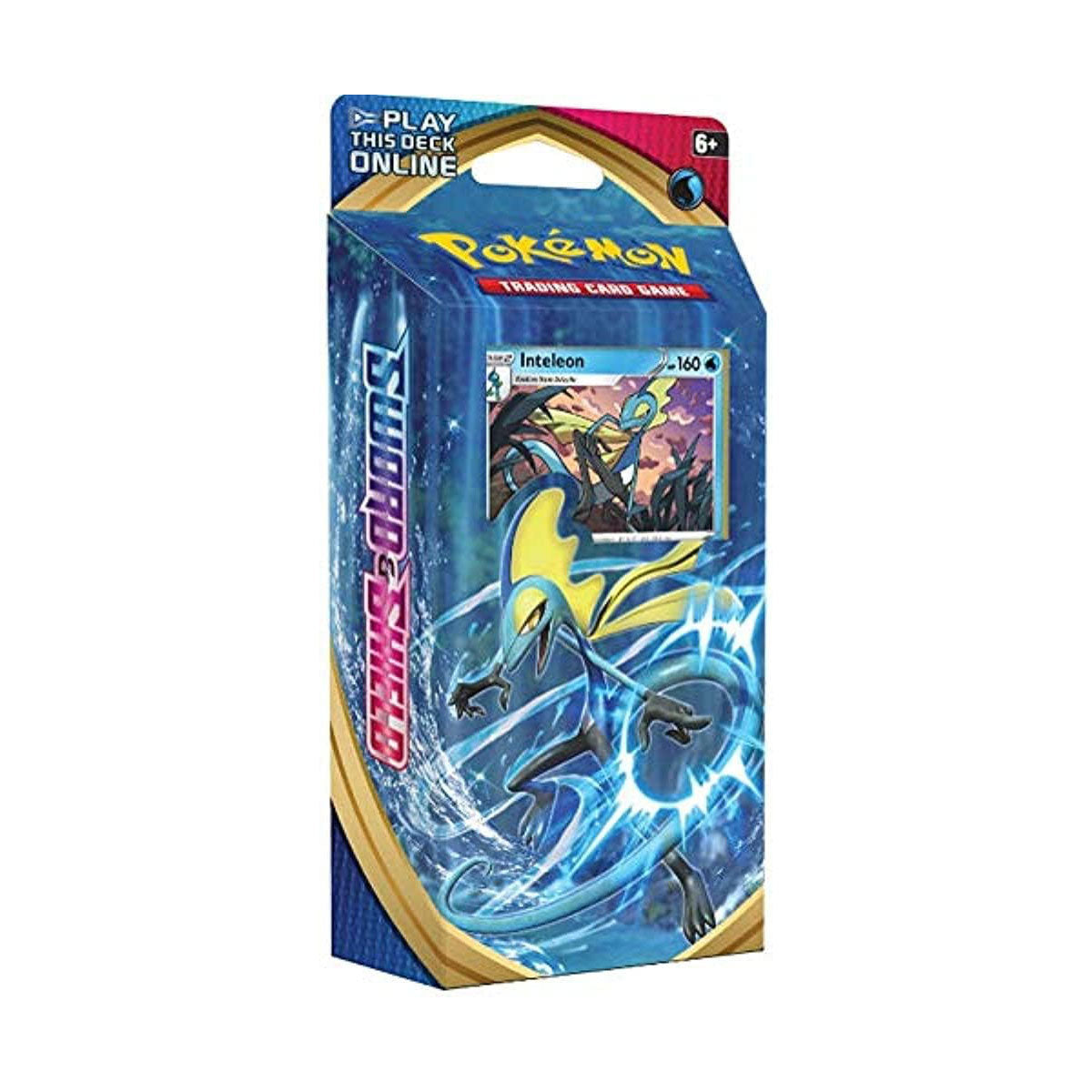 Pokemon Sword & Shield Inteleon Theme Deck - Water Type Trading Card Game Deck for Collectors & Battles | Perfect for TCG Tournaments & Game Nights