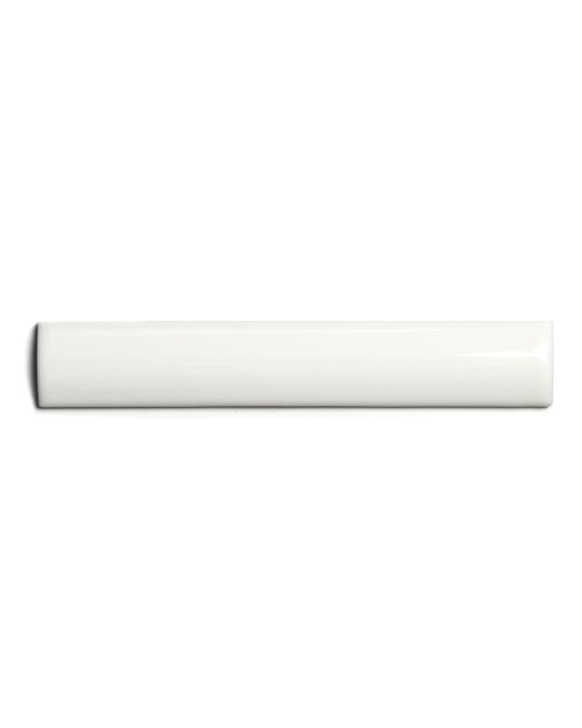 Kakel Victoria 2.5 x 15 cm Ivory White Glossy Ceramic Tile - Perfect for Kitchen Backsplash, Bathroom Walls & Home Decor