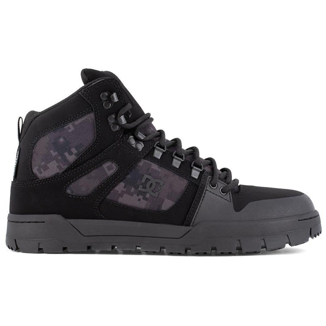 Pure Work Composite Toe Waterproof Mid‑Cut Boot – Black/Camo