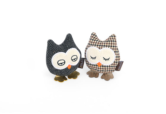P.L.A.Y. Feline Frenzy Catnip Toy Set - 3 Adorable Owl-Shaped Cat Toys with Organic Catnip | Fun Interactive Play for Indoor Cats & Kittens | Perfect for Playtime, Training & Bonding