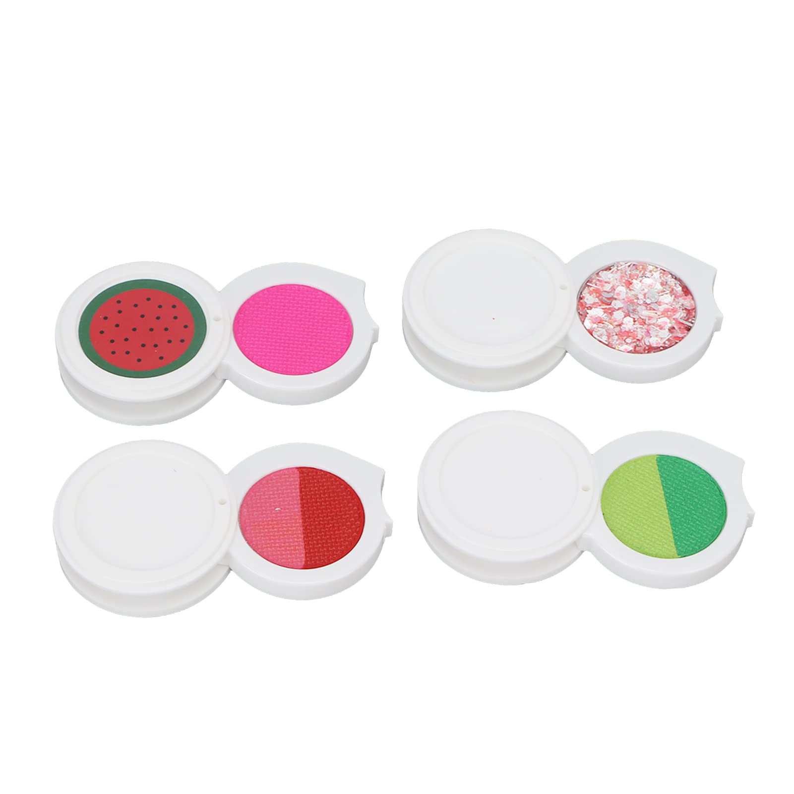 Water-Based Face & Body Paint Pigment - Quick Drying, Long-Lasting 0.37oz Glitter Eyeshadow for Cosplay & Halloween (Watermelon Red) | Perfect for Costume Parties, Festival Makeup & Creative Body Art
