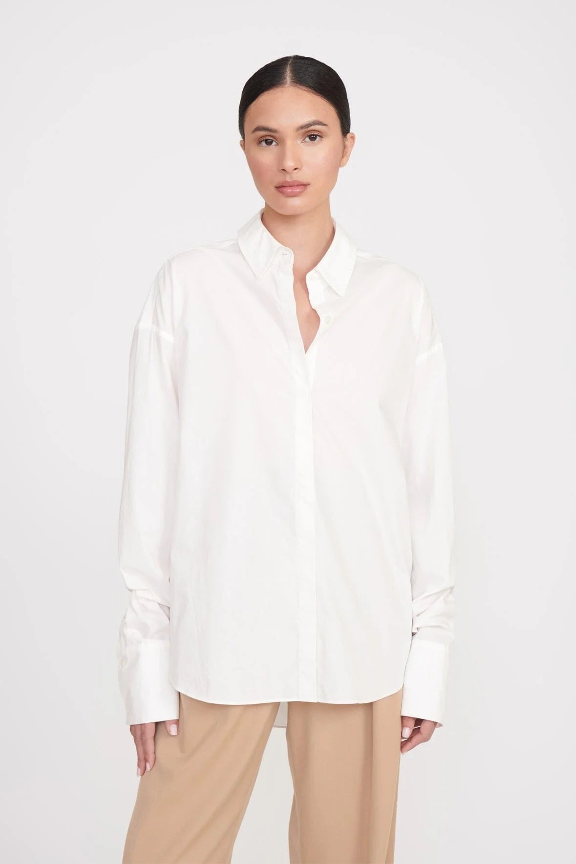 Premium Colton Men's Dress Shirt - Classic White for Business & Formal Occasions | Office Wear & Special Events