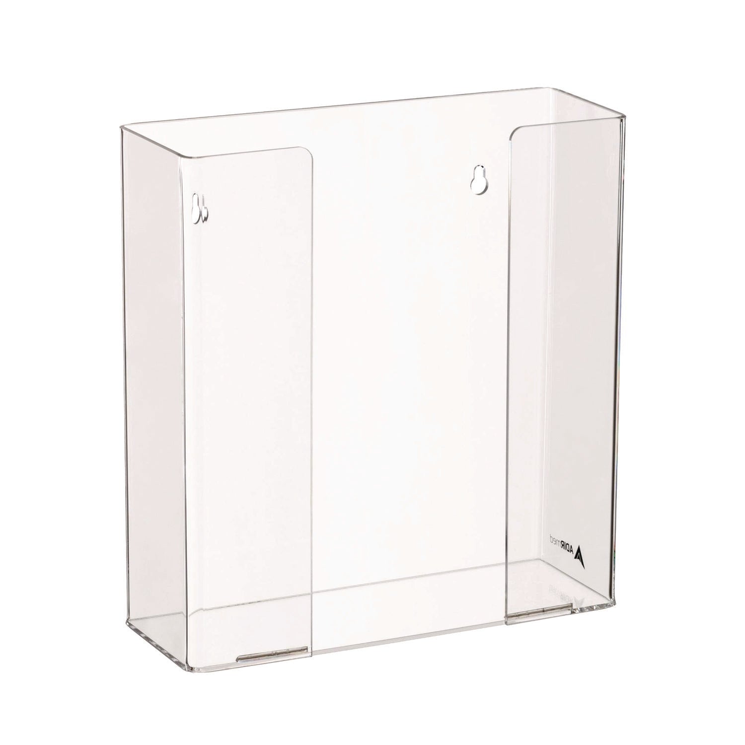 AdirMed Clear Acrylic Glove Dispenser - Double Box Capacity (10.2