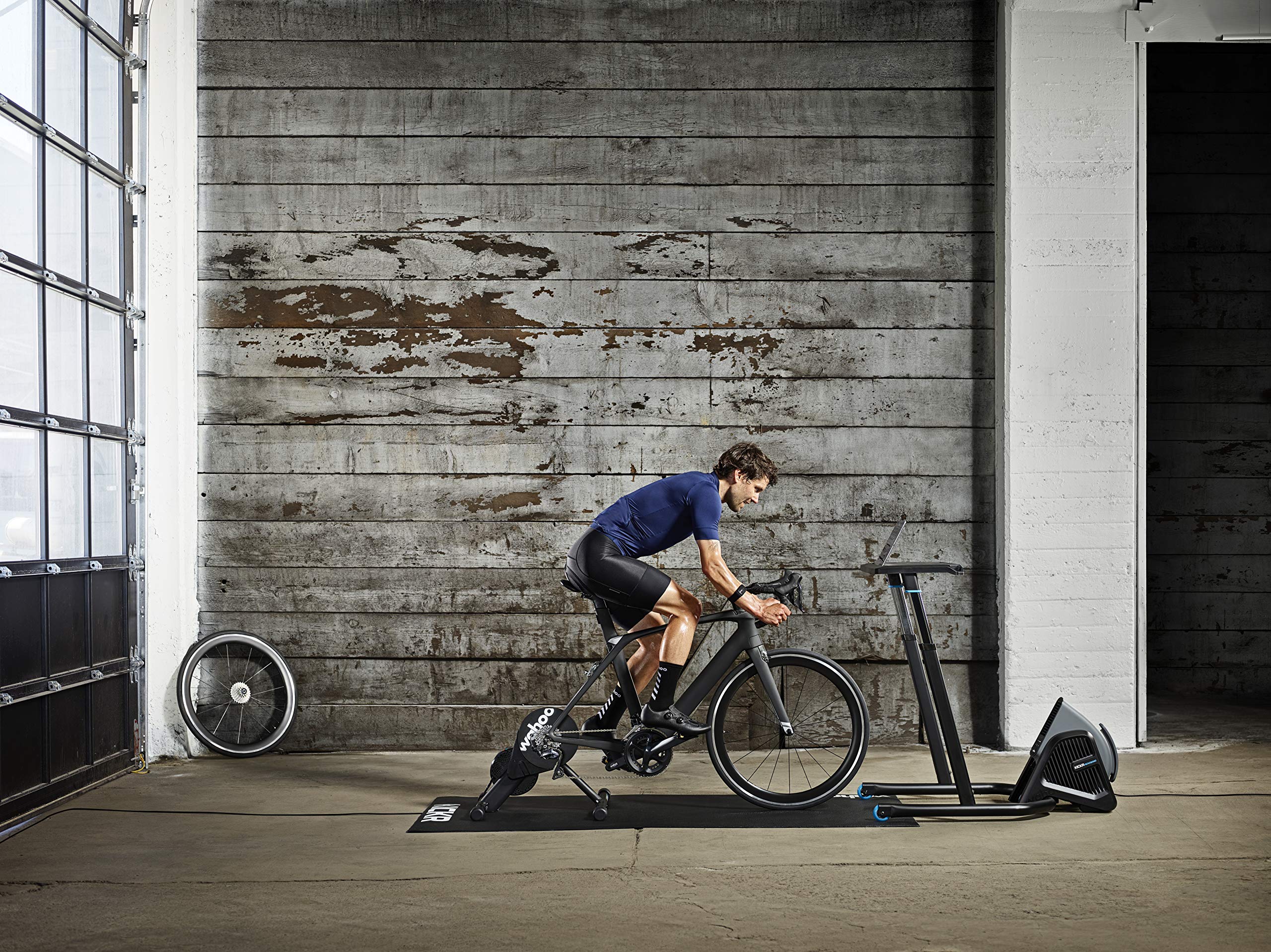 Wahoo Fitness Kickr Headwind - Bluetooth Smart Fan for Indoor Cycling & Training - Adjustable Wind Speed - Unisex Adult - Black - One Size - Perfect for Home Gym, Zwift, and Peloton Workouts