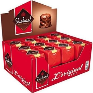 Rochers Suchard Milk Chocolate Box - 24 Pieces (835g) | Premium Swiss Chocolate Gifts for Holidays, Parties & Dessert Lovers