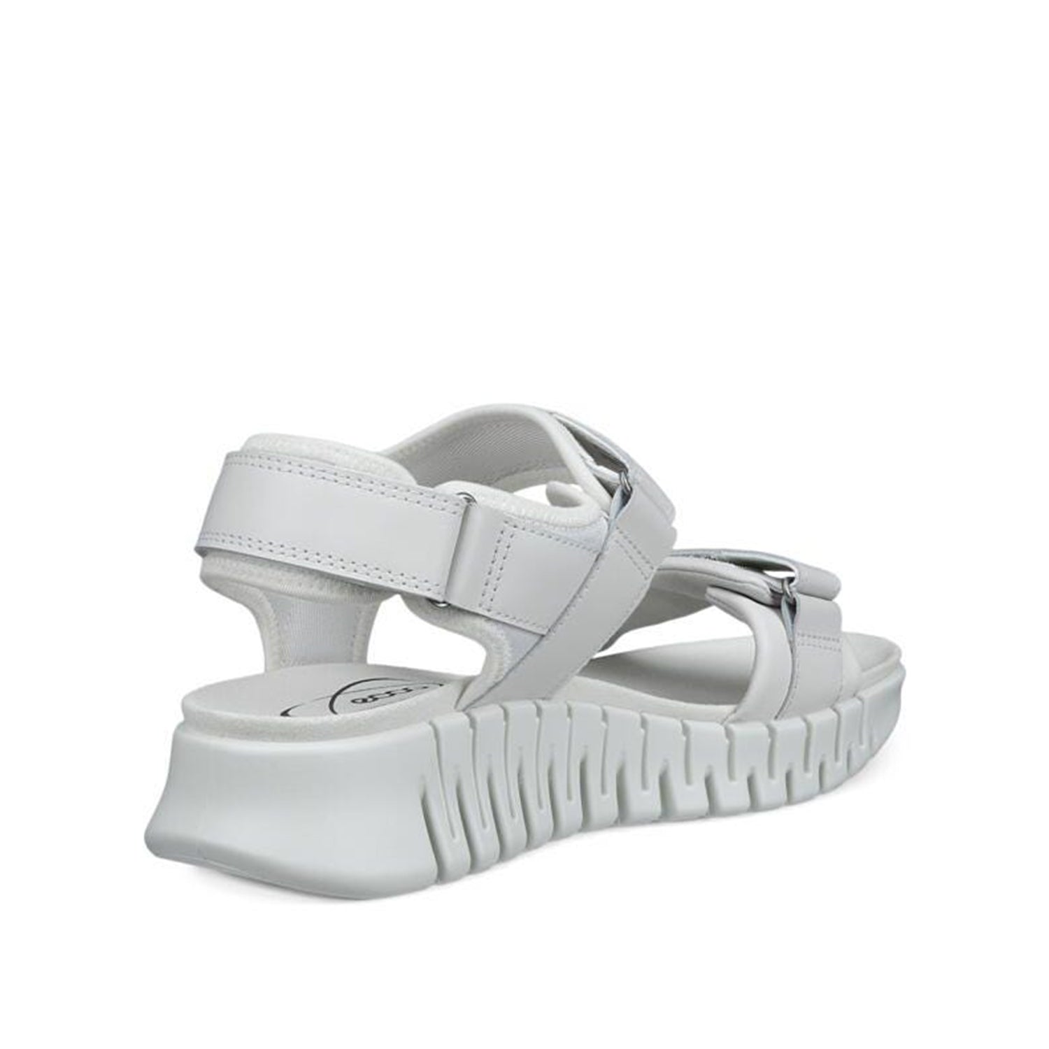 ECCO Women's Gruuv Sol Leather Sneakers in White | Comfortable Casual Walking Shoes for Women | Perfect for Work, Travel & Everyday Wear