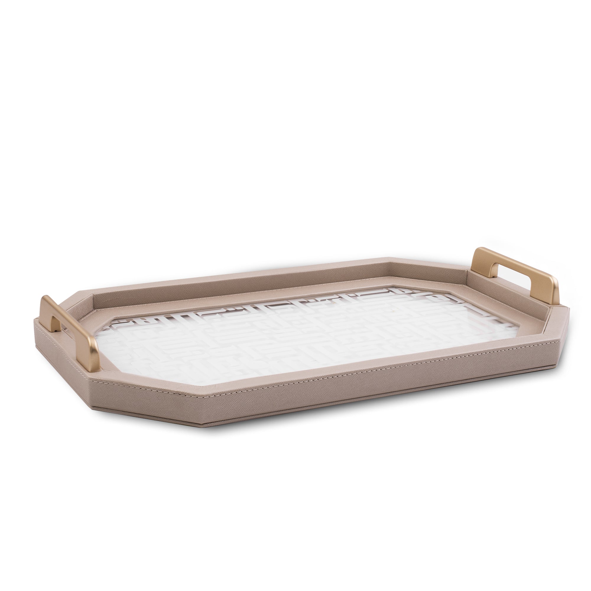 Dimlaj Dar Acrylic Large Serving Tray - 16