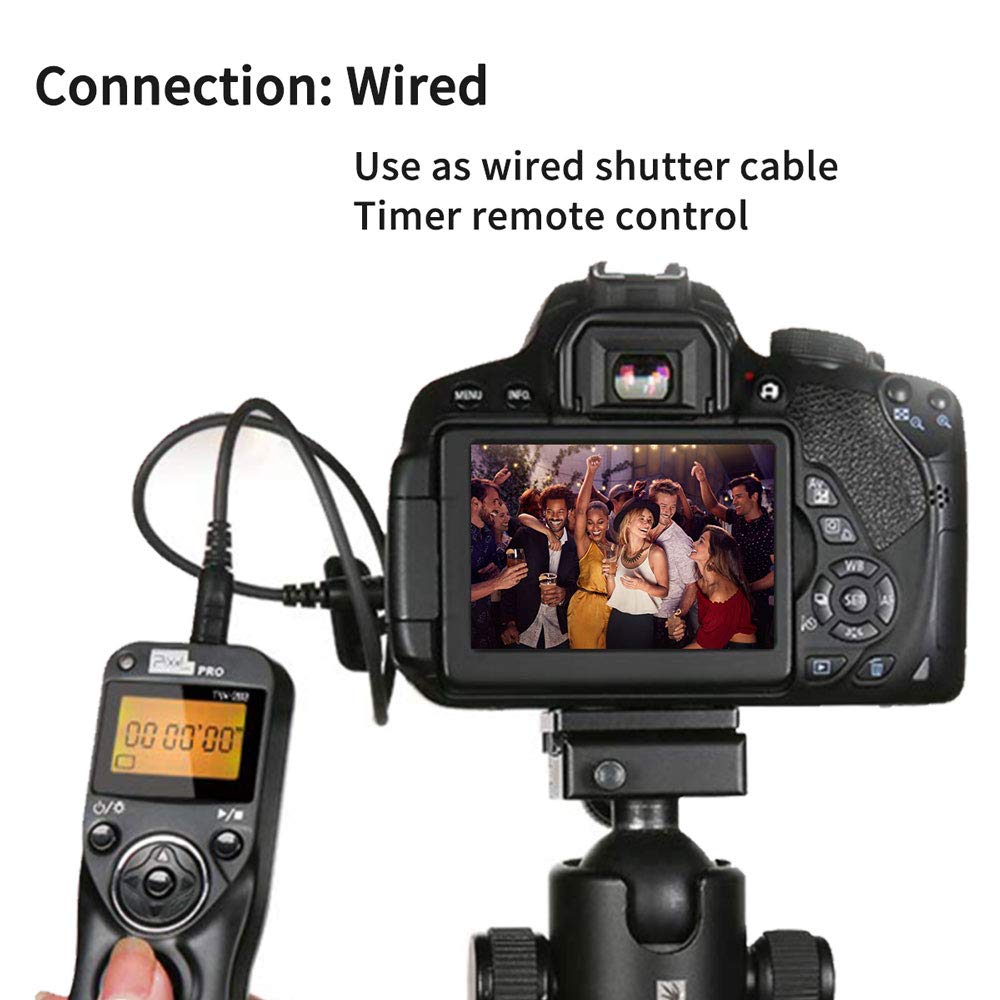 Pixel Wireless Shutter Release Remote Control Timer TW-283 UC1 for Olympus Cameras - Perfect for Time-Lapse, Group Photos & Hands-Free Shooting