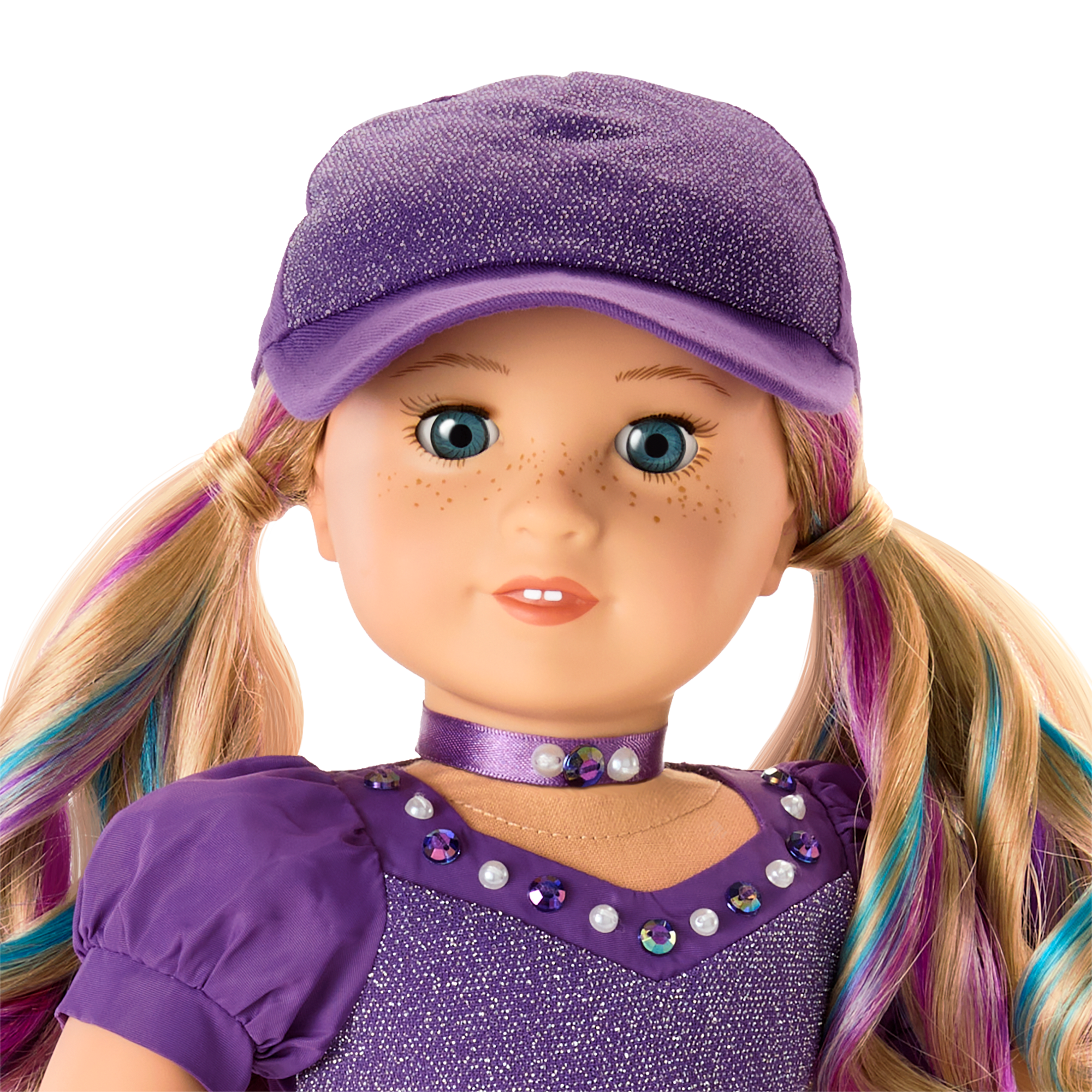 Exquisite Alexandrite Outfit for 18 Inch Dolls - Perfect for Dress Up, Collecting & Photography | June Edition
