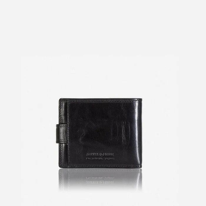 Premium Jekyll & Hide Oxford Billfold Wallet with Coin Pocket & Tab Closure - Slim RFID Blocking Leather Wallet for Men - Perfect for Business, Travel & Everyday Use