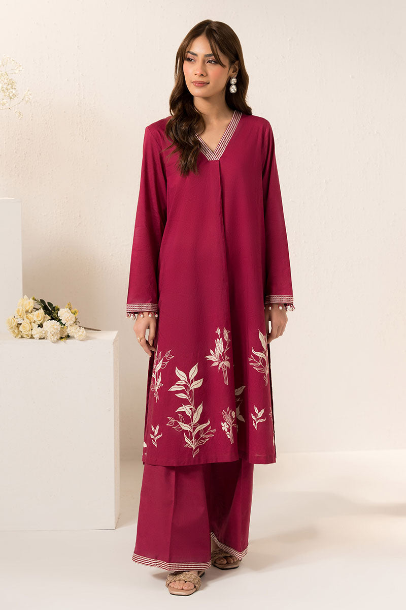 CERISE GLOW 2-Piece Outfit Set (Shirt & Pants) for Women - Casual & Office Wear - Perfect for Work, Dates & Everyday Fashion