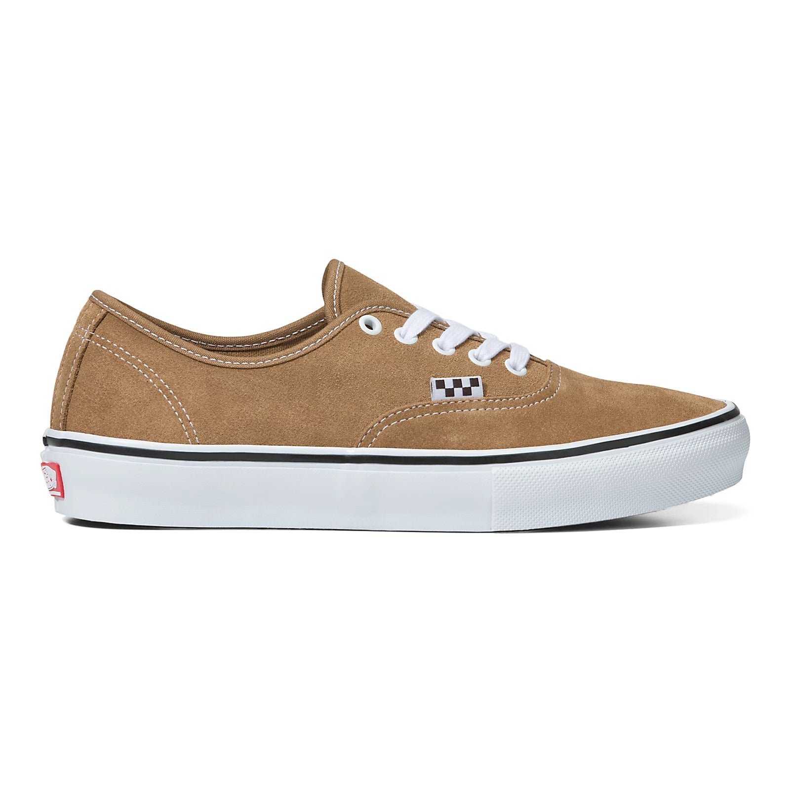 VANS Women's Authentic Suede Skate Shoes in Tobacco Brown - Comfortable Casual Sneakers for Skateboarding, Streetwear & Everyday Wear