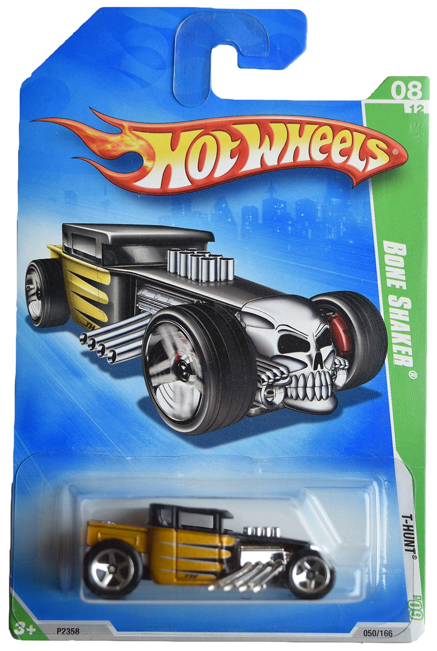 Hot Wheels Treasure Hunt Bone Shaker 8/12 Die-Cast Car - Rare Collectible Toy for Kids & Adults - Perfect for Display, Gifts & Racing Fun