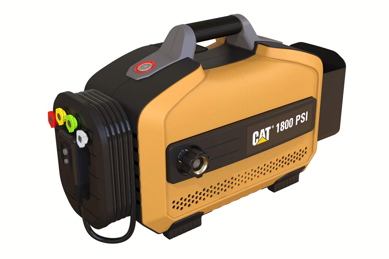 CAT Electric Pressure Washer 1800 PSI 2.0 GPM - High Pressure Hose, Quick Release Gun & Foam Cannon Included - Ideal for Cleaning Home Patio, Fence, Driveway, RV and Outdoor Surfaces - Powerful Electric Pressure Washer for Deep Cleaning