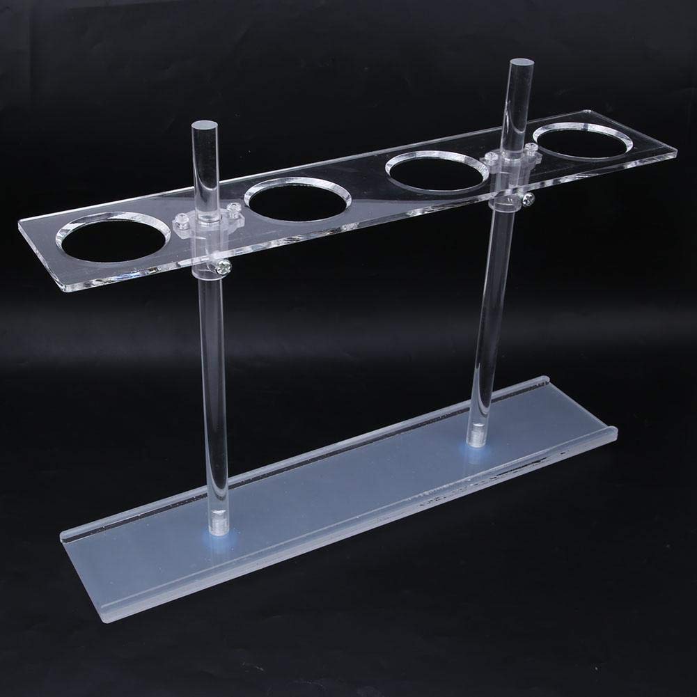 Premium Plexiglass Funnel & Burette Stand Holder - 4-Piece Lab Equipment Set for Chemistry Experiments, School Science Labs & DIY Projects
