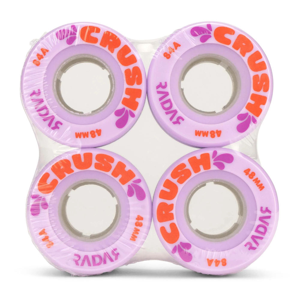 48mm Radar Crush Outdoor Roller Dance Wheels - 4 Pack for Smooth Skating & Roller Derby Performance