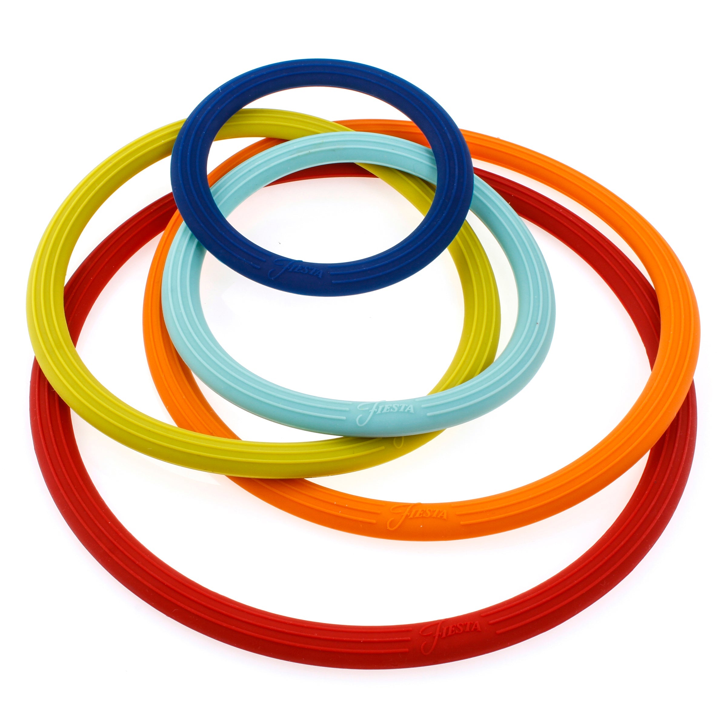 5-Piece Silicone Trivet Set - Heat Resistant Kitchen Pot Holders for Hot Pans & Dishes - Perfect for Dining Tables, Countertops & Outdoor BBQ Use