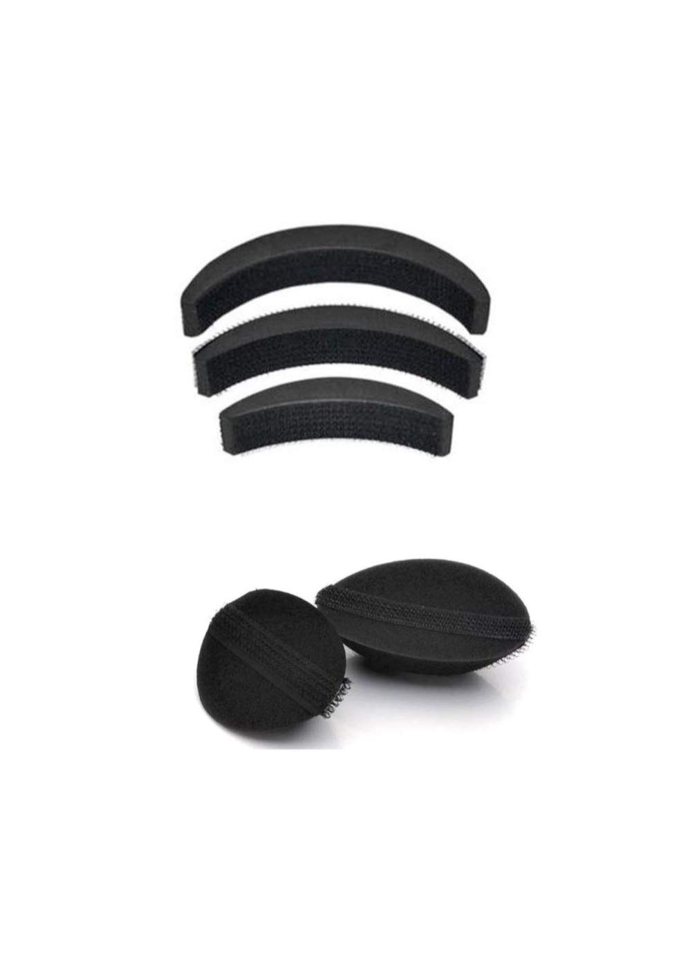 Hair Volumizing Clip - Banana Bumpits & Hair Puff Volumizer for Women (Black, 1 Count) - Instant Volume & Lift for Updos, Ponytails & Special Occasions