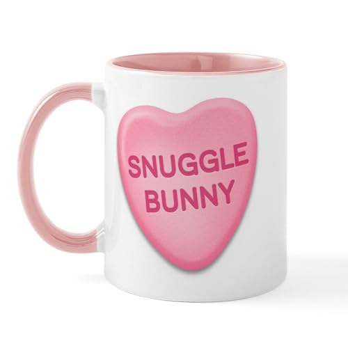 White/Pink Inside - Snuggle Bunny Candy Heart Mug