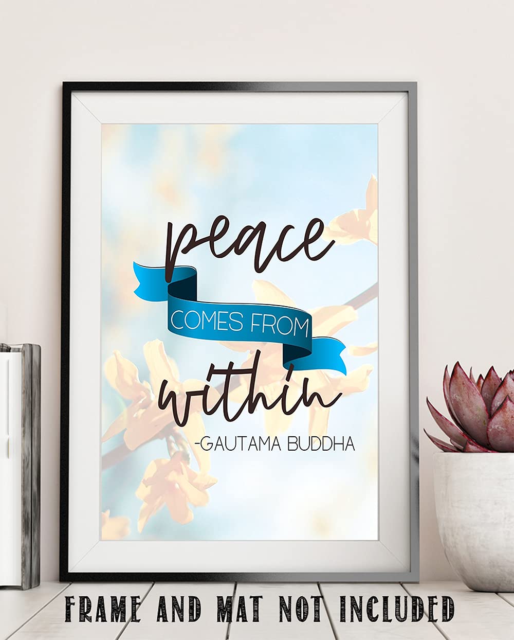 Buddha Quote 11x14 Gallery Art Print - Inspirational Wall Art for Office & Home Decor - Motivational Poster for Women's Workspace, Meditation Room & Living Room - Perfect for Zen Spaces & Spiritual Gifts