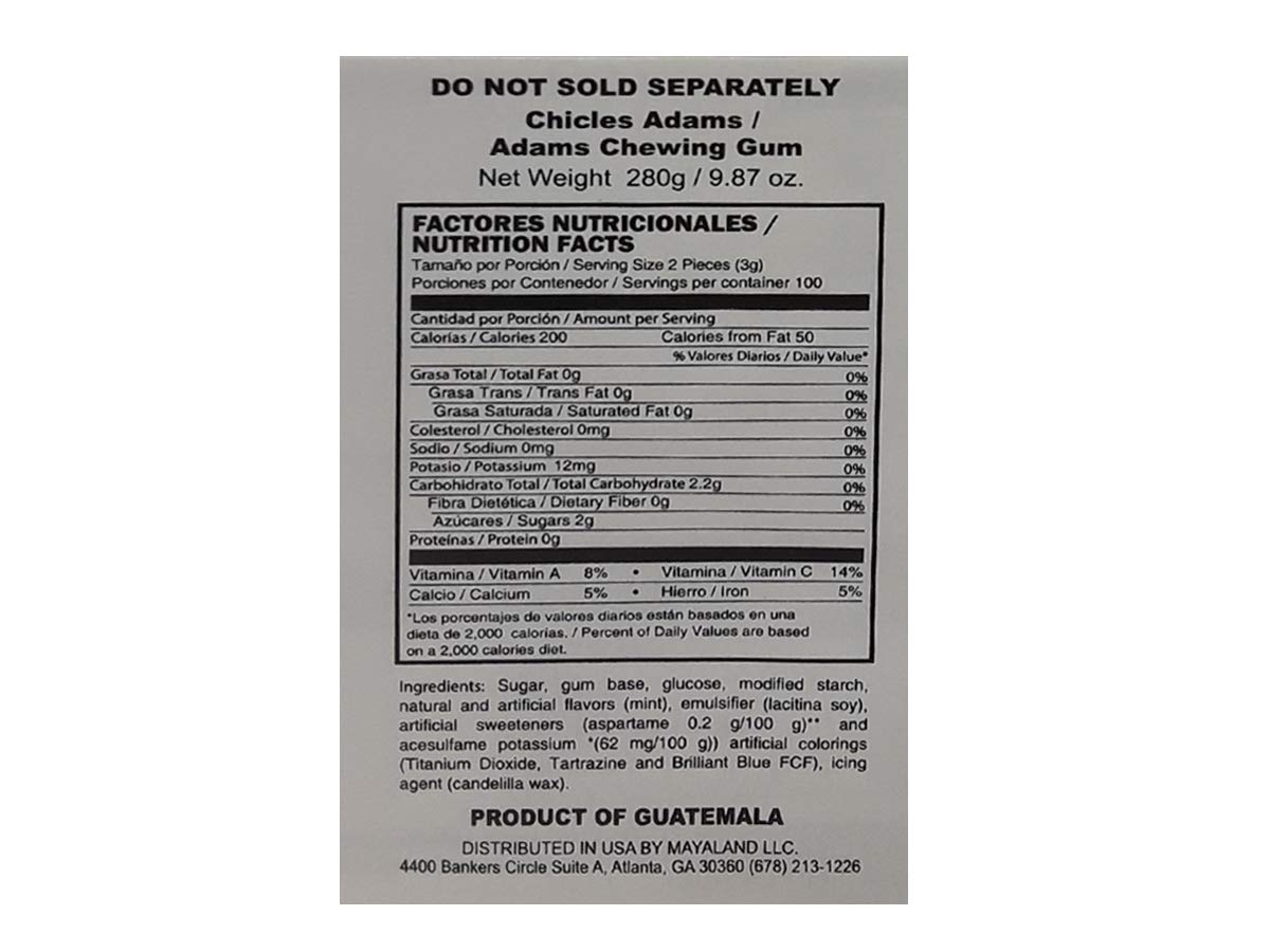 Adams Chewing Gum - 100 x 2 Units (12 Pack) | Bulk Chiclets for Parties, Events & Office Snacks | Fresh Breath On-The-Go