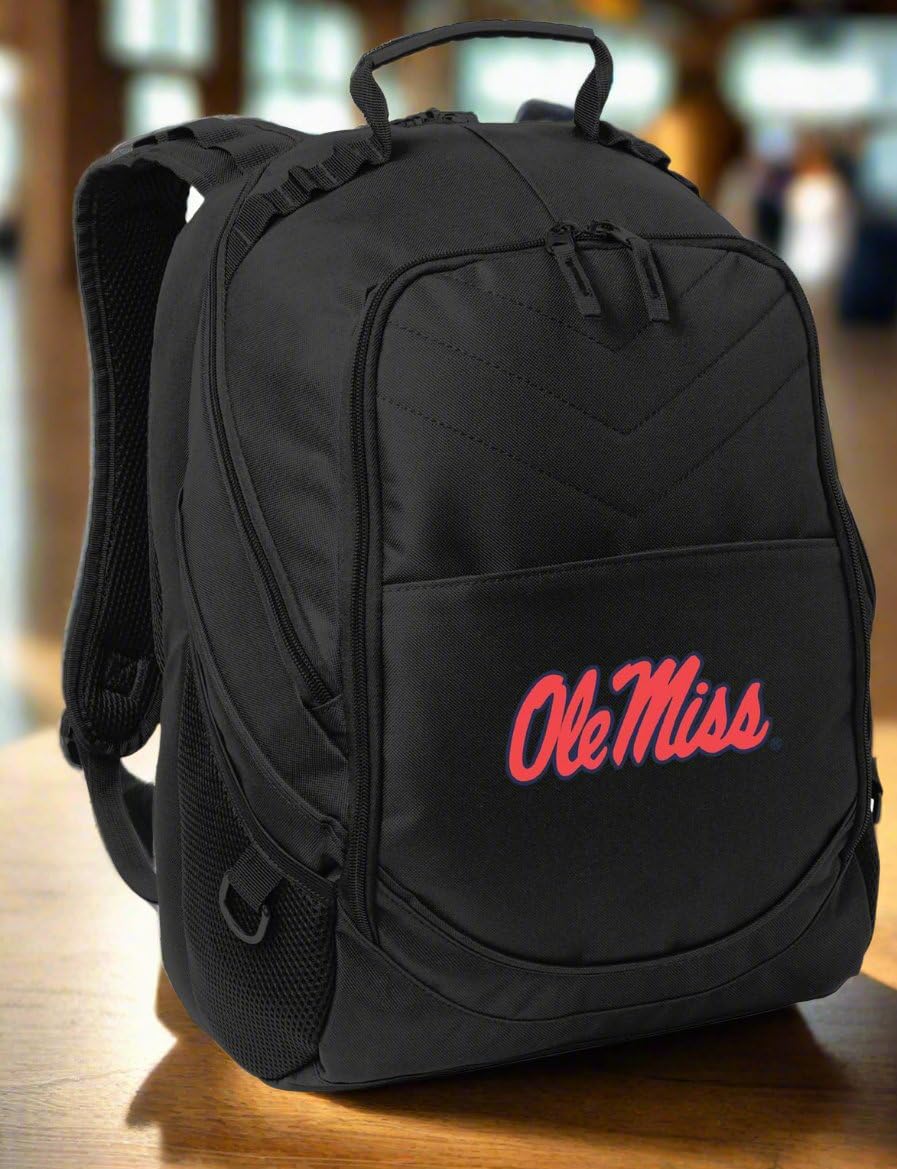 Ole Miss Backpack - University of Mississippi Laptop Computer Bag for Students, Professionals, and Campus Life