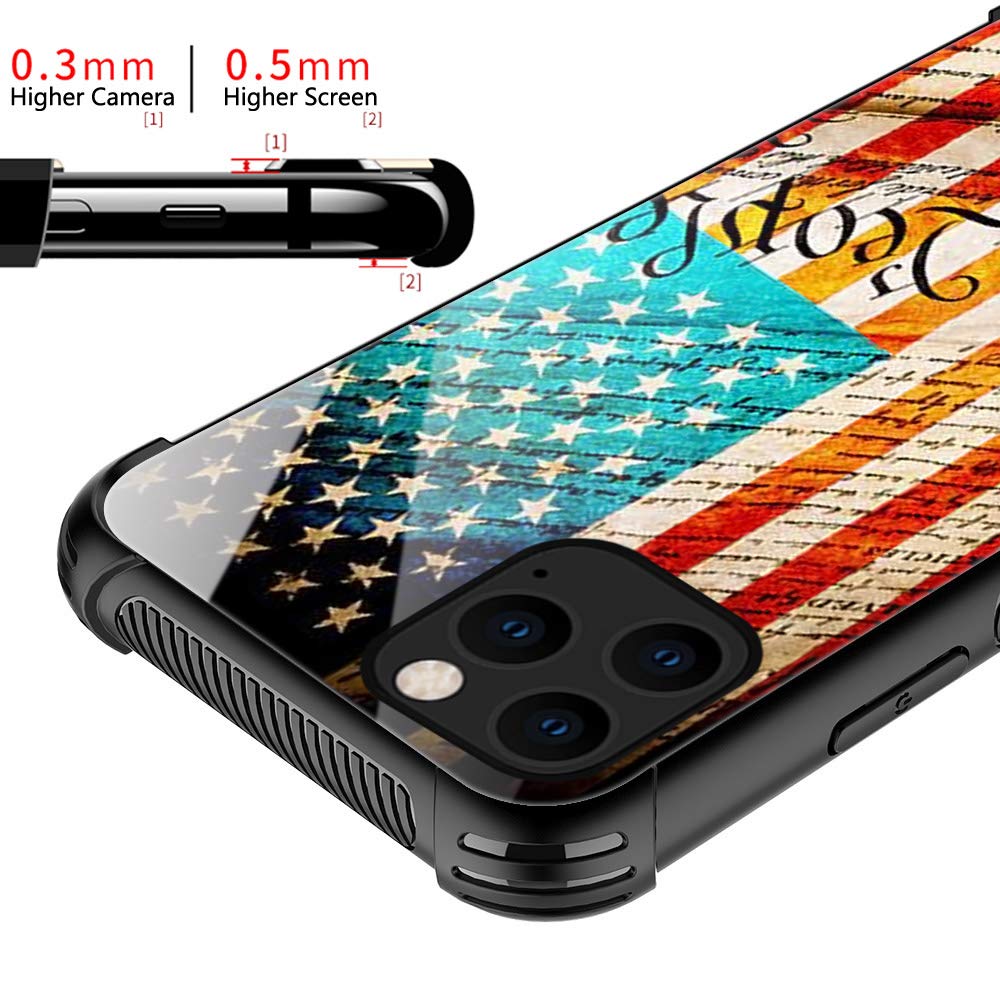 iPhone 13 Pro Max Case with US Constitution & American Flag Design - 6.7 Inch Drop Protection Phone Cover for Men & Boys | Perfect for Patriotic Events, Daily Use & Outdoor Activities
