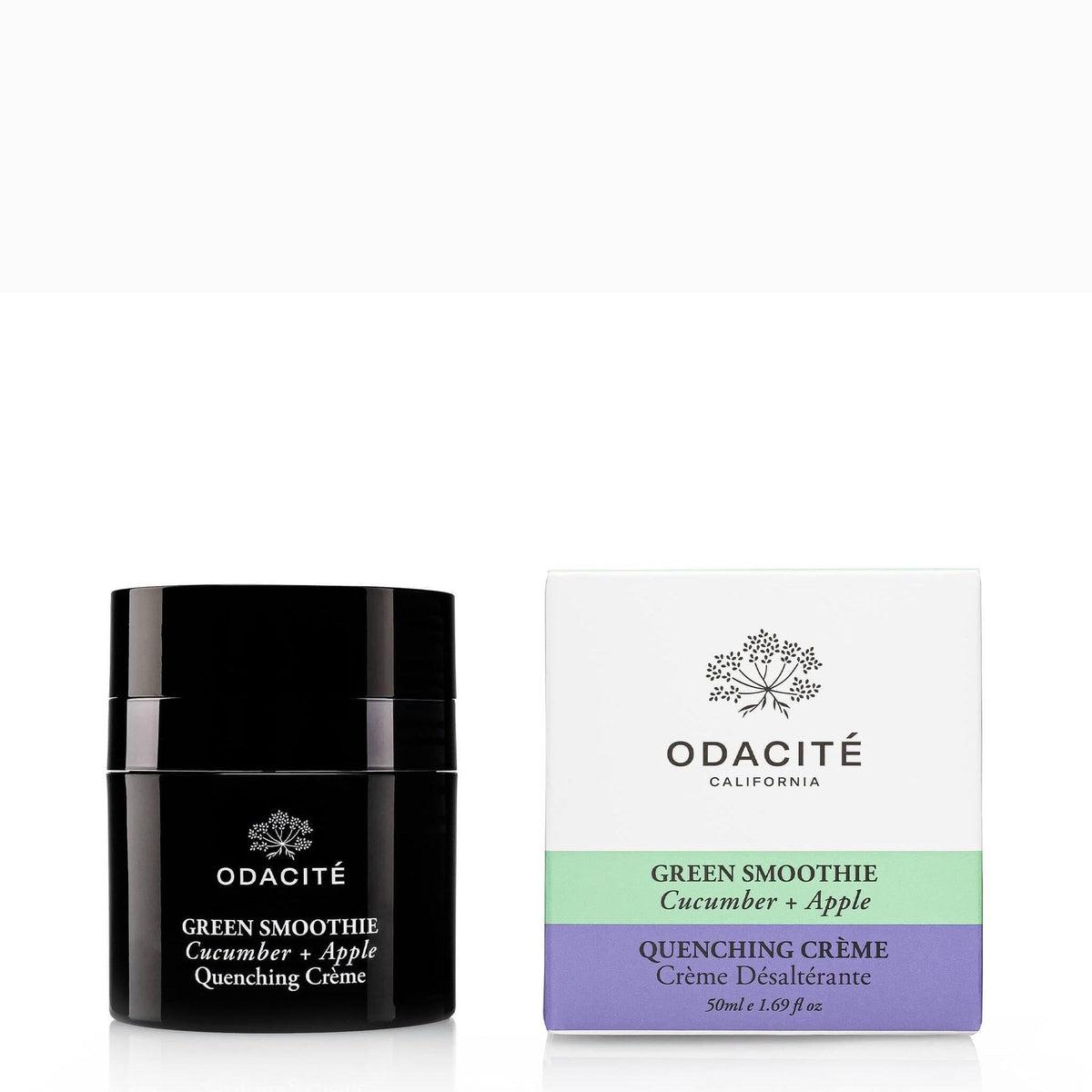 Organic Green Smoothie Hydrating Face Cream - Vegan, Cruelty-Free Moisturizer for Dry & Sensitive Skin | Daily Skincare Routine, Post-Workout Hydration, Overnight Repair