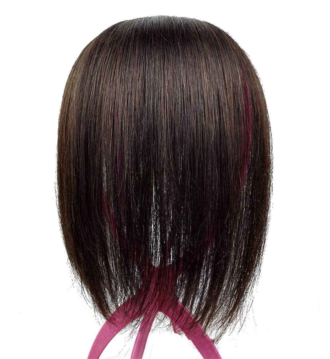 Premium Mono Topper Human Hair Hand Woven Hair Topper for Women with Thinning Hair - 5