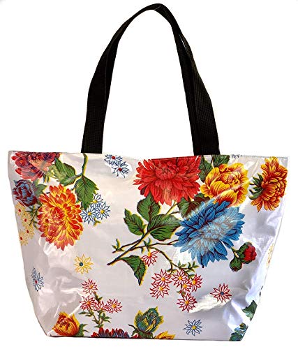 Alux Waterproof Tote Bag for Women - Large Durable Eco-Friendly Handbag for Beach, Work, Gym & Travel - Easy Clean Reusable Shopping Bag - Perfect for Commuting, Groceries & Weekend Getaways