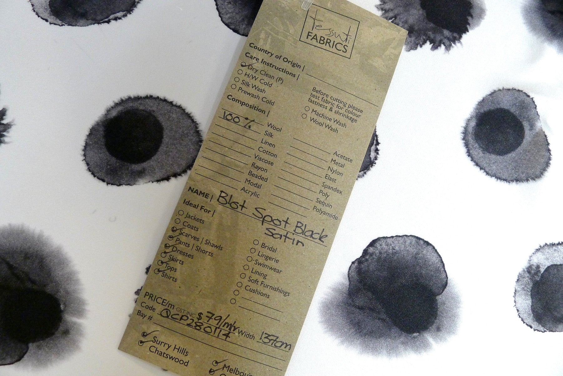 Blot Spot Black Satin Pillowcase - Luxurious Soft Hair & Skin Care Pillow Cover for Beauty Sleep - Perfect for Bedroom, Travel & Spa Use