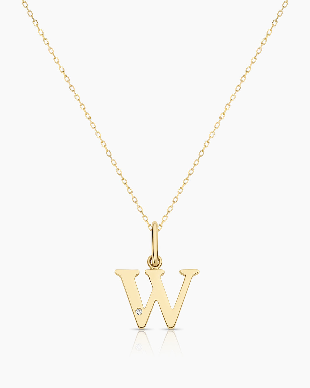 Vintage Diamond Alphabet Charm Necklace - Personalized Initial Pendant Jewelry for Women, Gift for Her, Birthday, Anniversary, Valentine's Day
