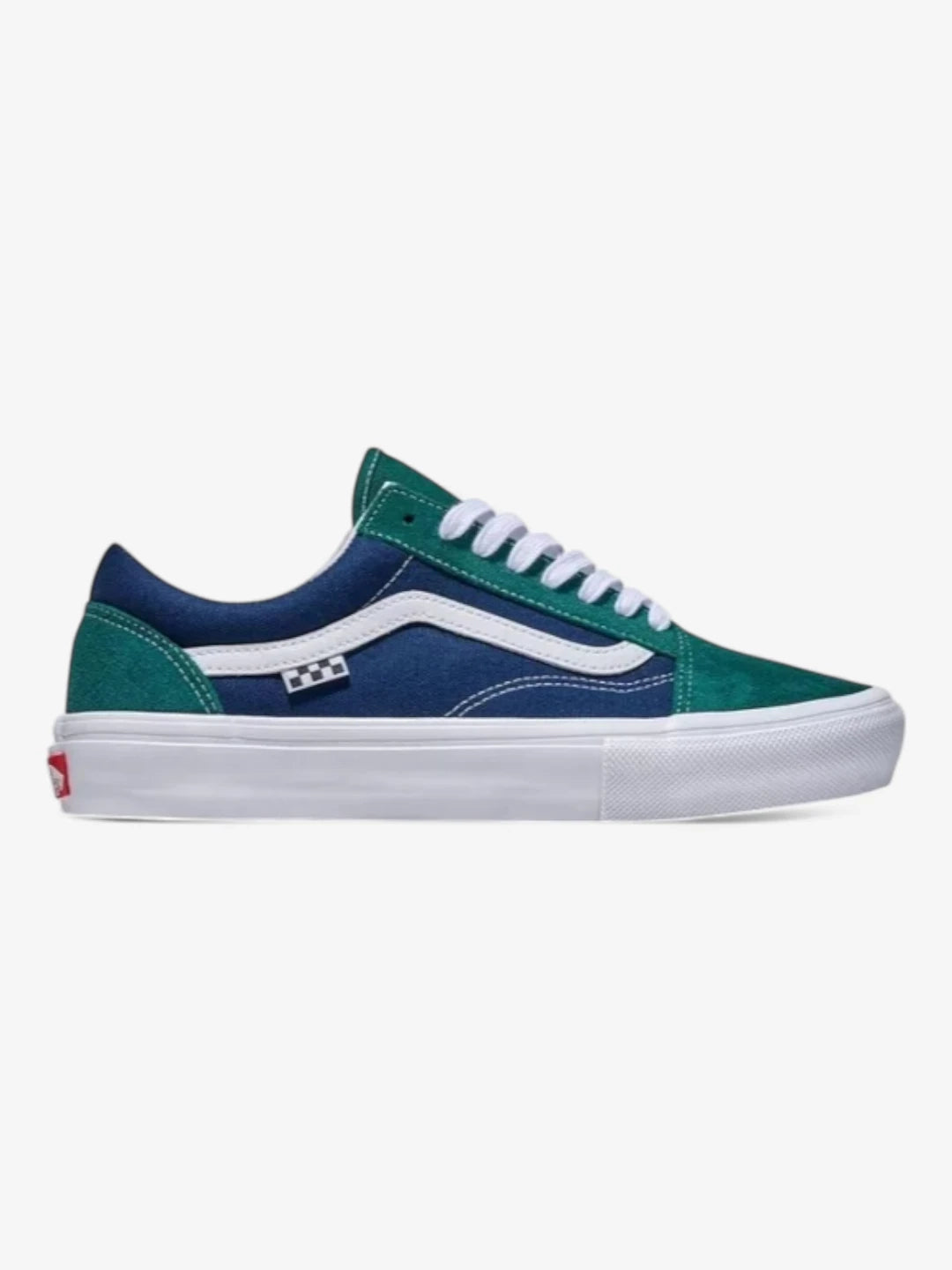 Vans Old Skool Skate Shoes for Men & Women - Classic Blue & Green Sneakers for Skateboarding, Casual Wear & Street Style Fashion