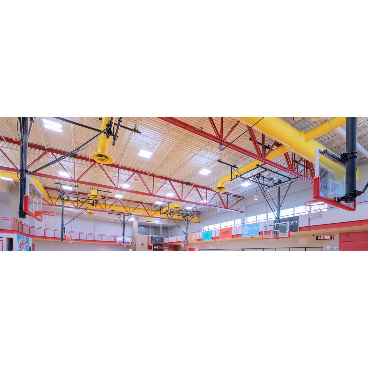2ft LED Linear High Bay Light - 12000 Lumens, 5000K Daylight White, 120V-277V - Perfect for Warehouses, Garages & Industrial Spaces