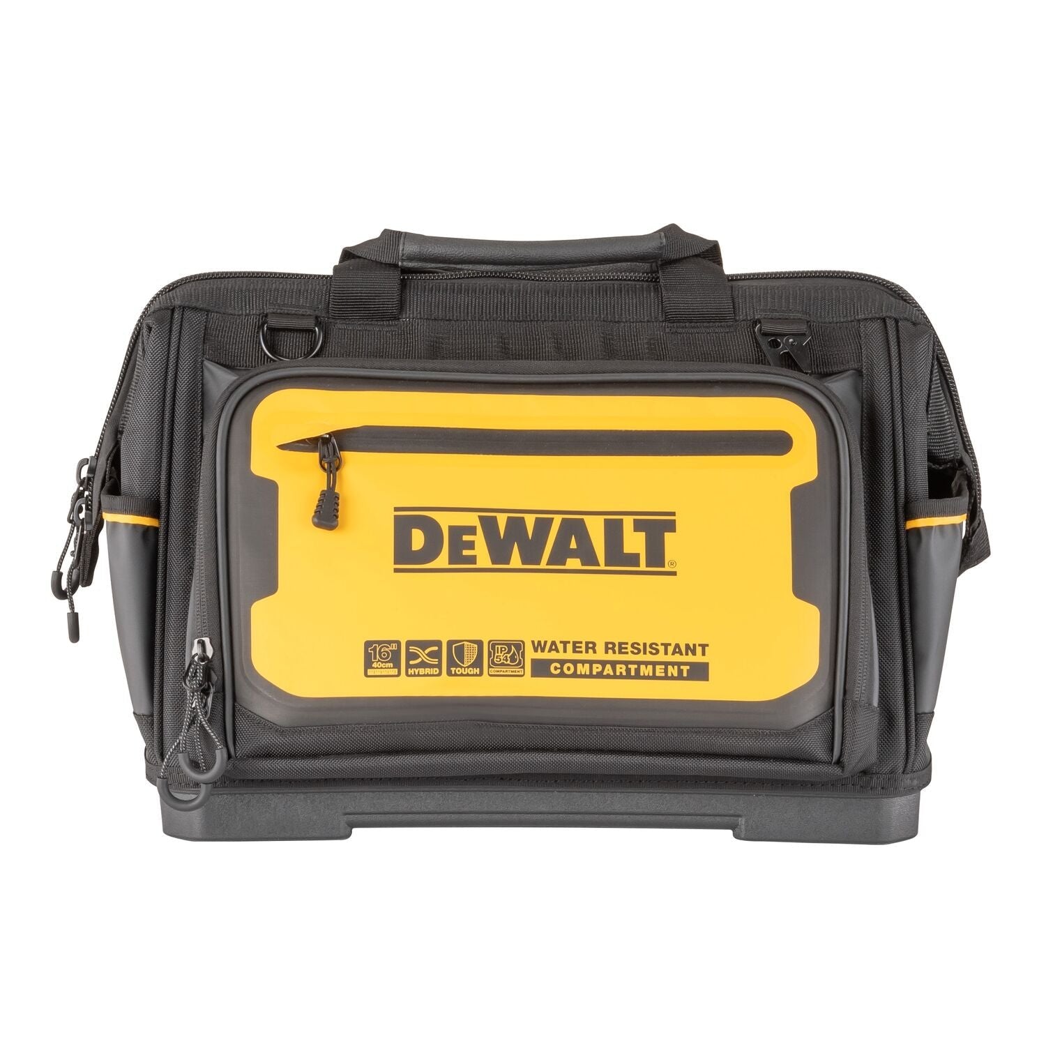 DEWALT DWST560103 16-Inch Professional Open Mouth Tool Bag - Heavy Duty Storage for Construction Tools, Electrician Gear & DIY Projects