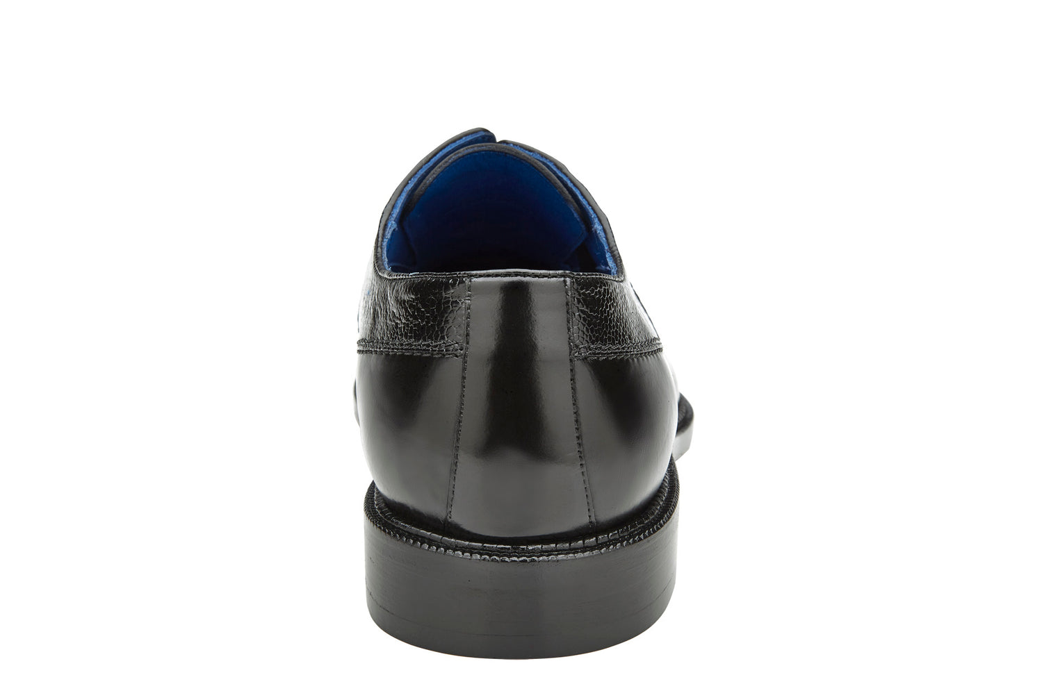 Belvedere Biagio Genuine Ostrich Leg & Italian Calf Leather Dress Shoes for Men - Black Size B13 | Luxury Formal Shoes for Weddings, Business Meetings & Special Occasions