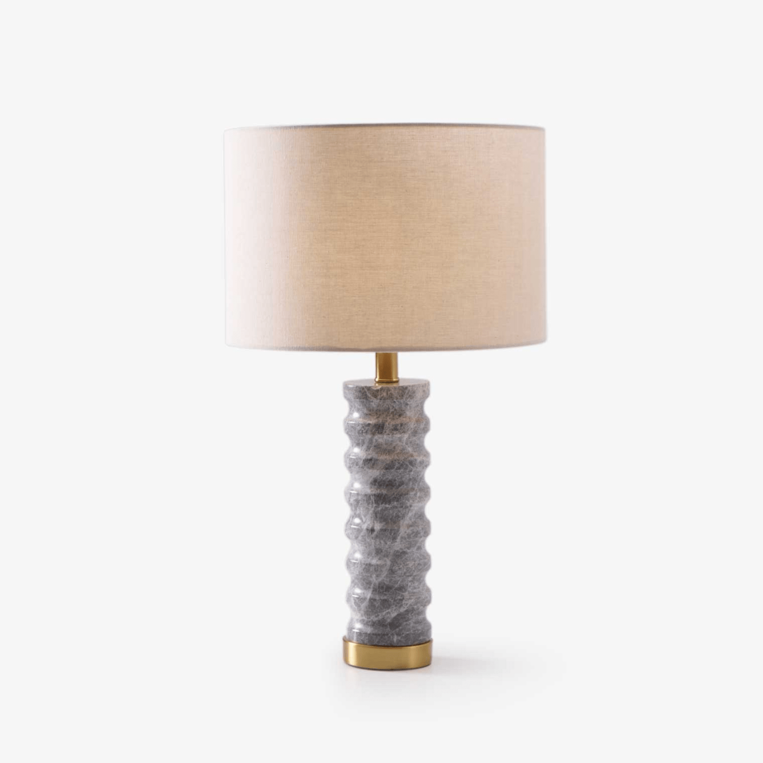 Rivara Stone Table Lamp - Modern Handcrafted Natural Stone Lamp for Living Room, Bedroom, or Office Decor - Perfect for Ambient Lighting and Home Accents