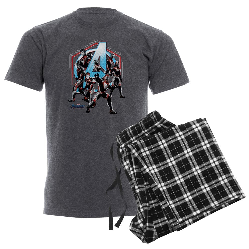 Avengers Endgame Character Men's Pajamas - Superhero Sleepwear for Marvel Fans | Perfect for Movie Nights & Comic Conventions